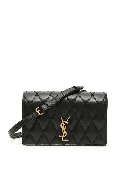 Saint Laurent Monogram Angie Bag In Black