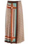 FENDI KARLIGRAPHY PENCIL SKIRT,192405DGN000010-F18DT