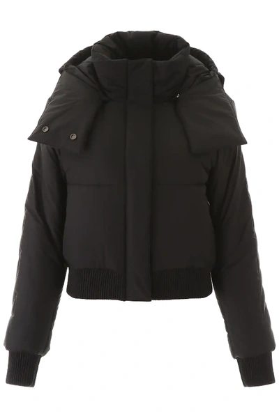 Off-white Puffer Jacket In Black