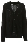 AMIRI OVERSIZED CARDIGAN,192876DSH000001-BLK