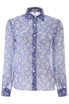 HVN FLORAL-PRINTED CRISTINA SHIRT,192676DBL000002-PURPW