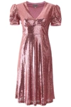 HVN SEQUINS PAULA DRESS,192676DAB000008-PINKS