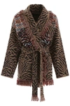 ALANUI JACQUARD ANIMALIER CARDIGAN,192634DCA000007-1788