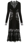 DOLCE & GABBANA SATIN AND LACE DRESS,192450DAB000025-N0000