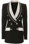 DOLCE & GABBANA BICOLOR TUXEDO JACKET,192450DGH000006-N0000