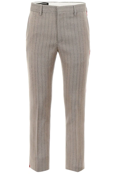Calvin Klein 205w39nyc Trousers With Side Band In Beige,red