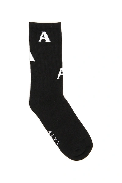 Alyx Triple A Socks In Black,white