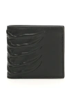 ALEXANDER MCQUEEN RIBCAGE WALLET,191527FPG000002-1000