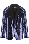 DSQUARED2 SEQUINS TUXEDO JACKET,191431UGH000001-524