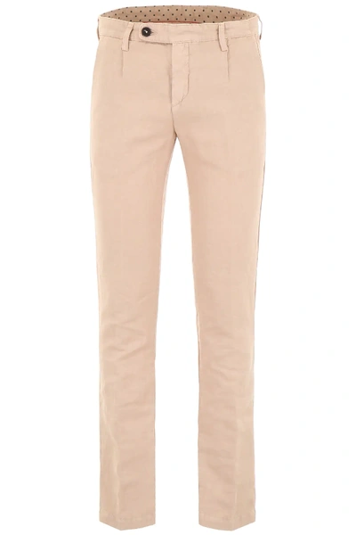 Massimo Alba Ionio Trousers In Brown,beige