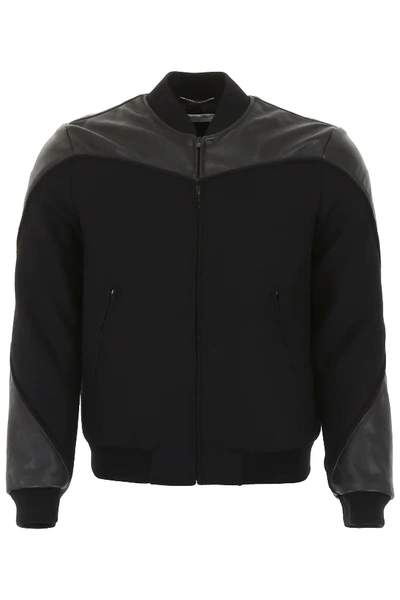 Saint Laurent Teddy Jacket In Black