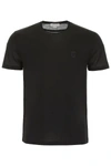 ALEXANDER MCQUEEN T-SHIRT WITH SKULL PATCH,192527UTS000004-1000