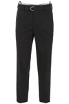 HELMUT LANG WOOL GABARDINE TROUSERS,192738UPN000002-001