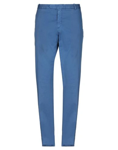 Les Copains Casual Pants In Slate Blue