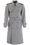 BURBERRY JERSEY WESTMINSTER TRENCH COAT,192481UIM000001-A2142