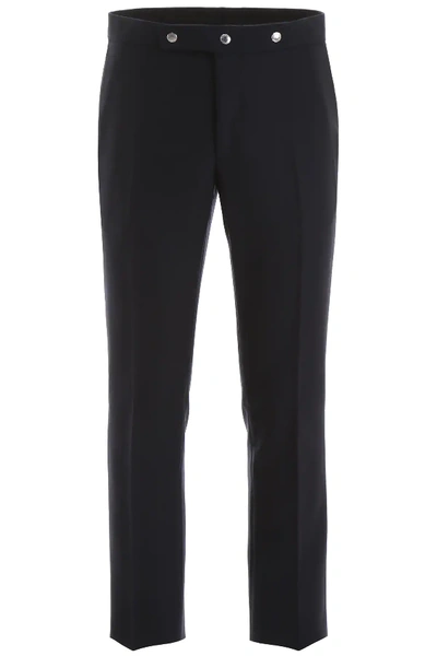 Burberry Tailoring Trousers With Studs In Blue
