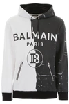 BALMAIN BIcolour HOODIE,192007UFE000008-EAB