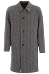 MAISON MARGIELA CHEVRON WOOL COAT,192098UCA000001-002F