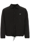 Msgm Black Oversize Jacket In Black