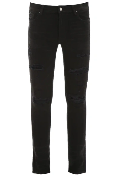 Amiri Thrasher Plus Jeans In Black