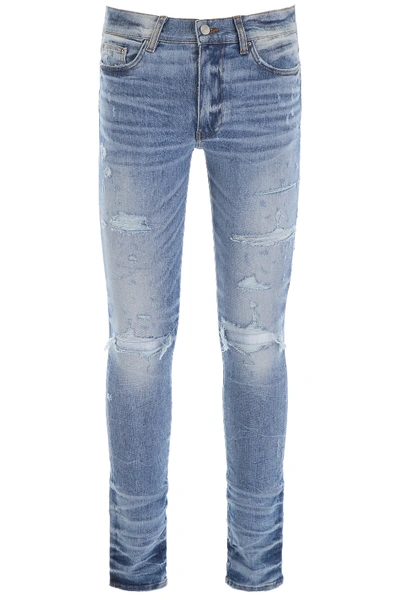 Amiri Thrasher Plus Jeans In Blue