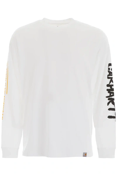 Carhartt Rebirth Long Sleeve T-shirt In White
