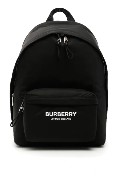 Burberry Jett Backpack In Black,white