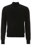 ETUDES STUDIO MOCK NECK KNIT,192737UMA000001-BLACK