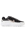 NIKE P-6000 SE LEATHER AND MESH SNEAKERS