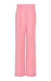 Givenchy Wide Wool Pants In Pink In Pink