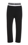 GIVENCHY JACQUARD-TRIMMED TECH-JERSEY SKINNY trousers,758451