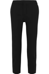 CHLOÉ CROPPED STRETCH-WOOL STRAIGHT-LEG trousers