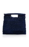Carrie Forbes Licho Clutch In Navy
