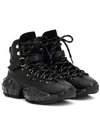JIMMY CHOO Diamond Hike/F leather sneakers,P00429994