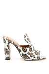 PARIS TEXAS PARIS TEXAS ANIMAL PRINT OPEN TOE MULES