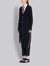 THOM BROWNE THOM BROWNE FLOWER CABLE KNIT LONG CARDIGAN,FKC267A0001413558850