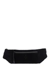 MARCELO BURLON COUNTY OF MILAN WAIST BAG IN BLACK VELVET,11152584