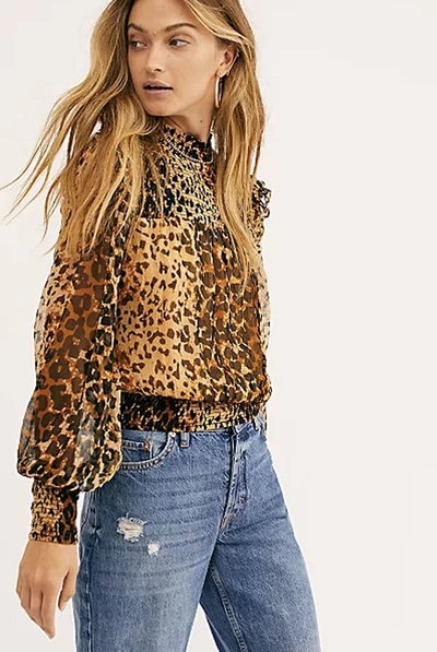 Free People Roma Bouse In Leopard