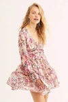 FREE PEOPLE Closer To The Heart Mini Dress in Ivory,4328664596537