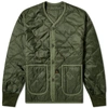 Alpha Industries Als Liner Quilted Ripstop Down Jacket In Green