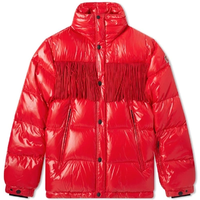 Moncler Genius Grenoble Arlaz Nylon Down Jacket In Red