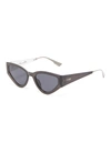 DIOR Cat Style Dior 1 oversize板材猫眼太阳眼镜