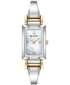 Bulova Ladies Watch In Two Tone