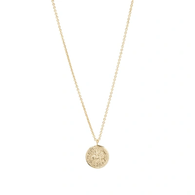 Tom Wood Coin Pendant In Gold