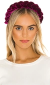 JENNIFER BEHR JENNIFER BEHR LORELEI HEADBAND IN WINE.,JEHR-WA62