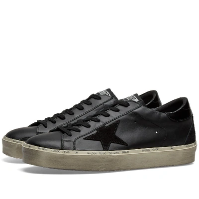 Golden Goose Hi Star Leather Trainers In Black