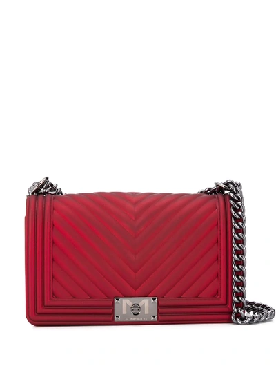 Marc Ellis Quilted Crossbody Bag In Red