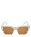 Celine Classic Square Acetate Sunglasses In White