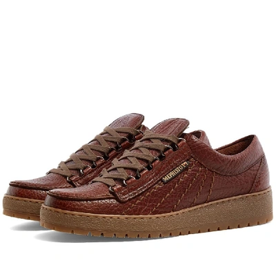 Mephisto Rainbow Heritage Shoes - Chestnut In Brown