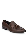 BRUNO MAGLI Bemar Embossed Leather Loafers